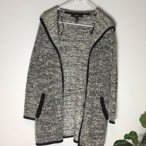 Forever 21 > Gray Hooded Cardigan Small
